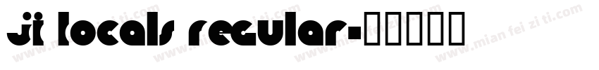 JI Locals Regular字体转换
